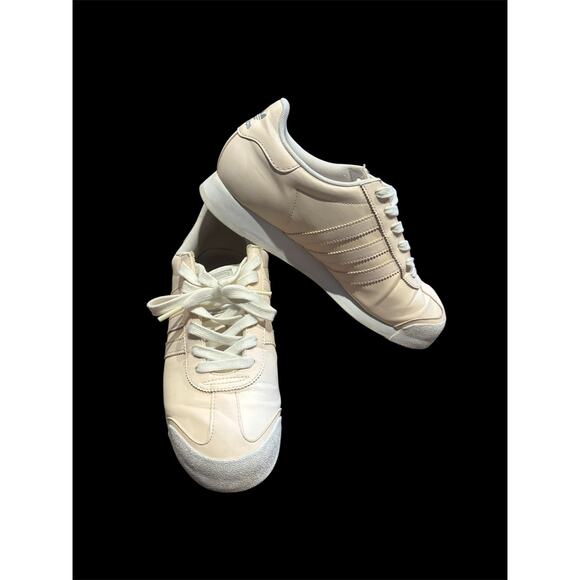 ADIDAS Samoa Sneakers Blush Light Pink WOMENS Running Leather Sports Shoes Sz 8 - Picture 1 of 11